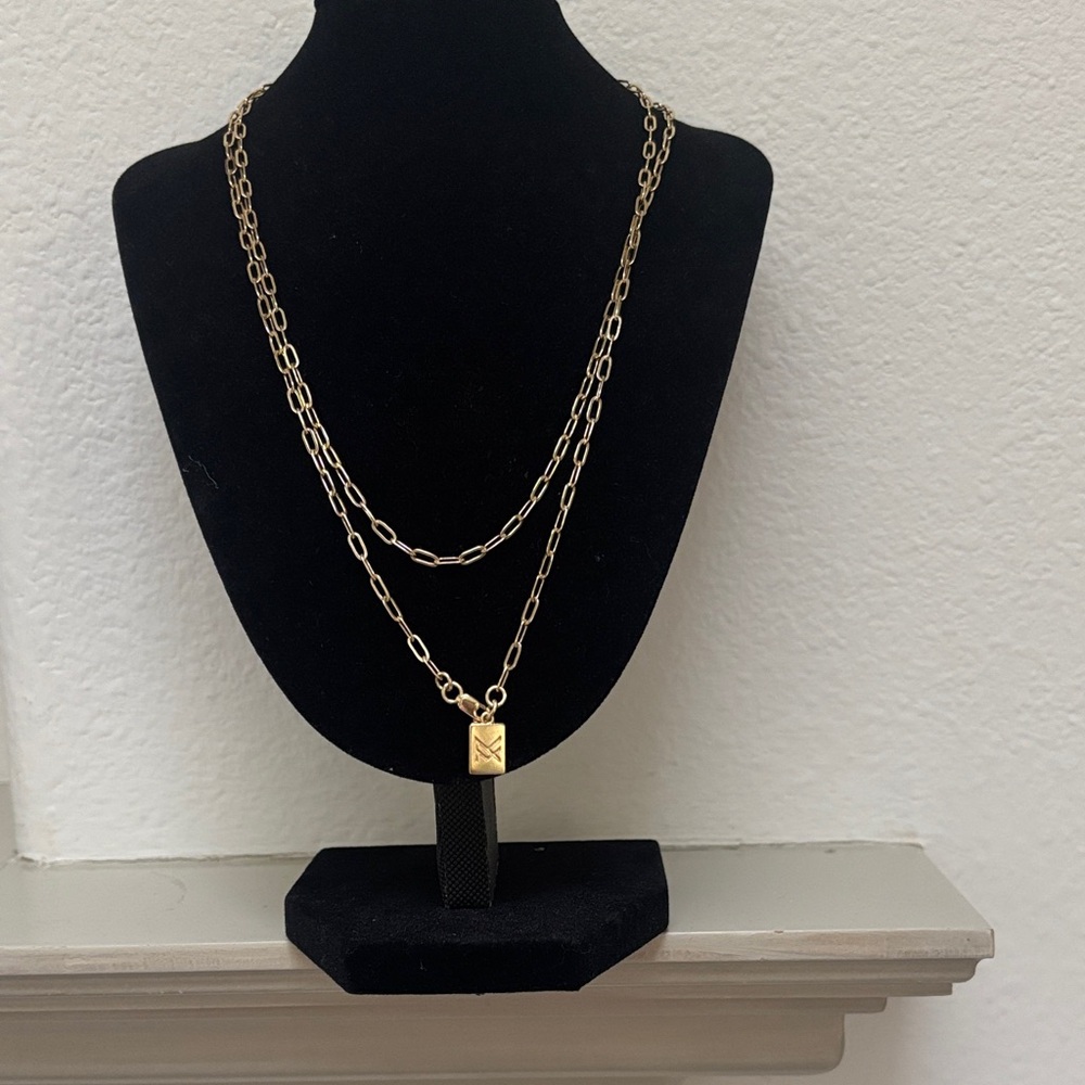 Miranda Frye Gold-filled paperclip chain